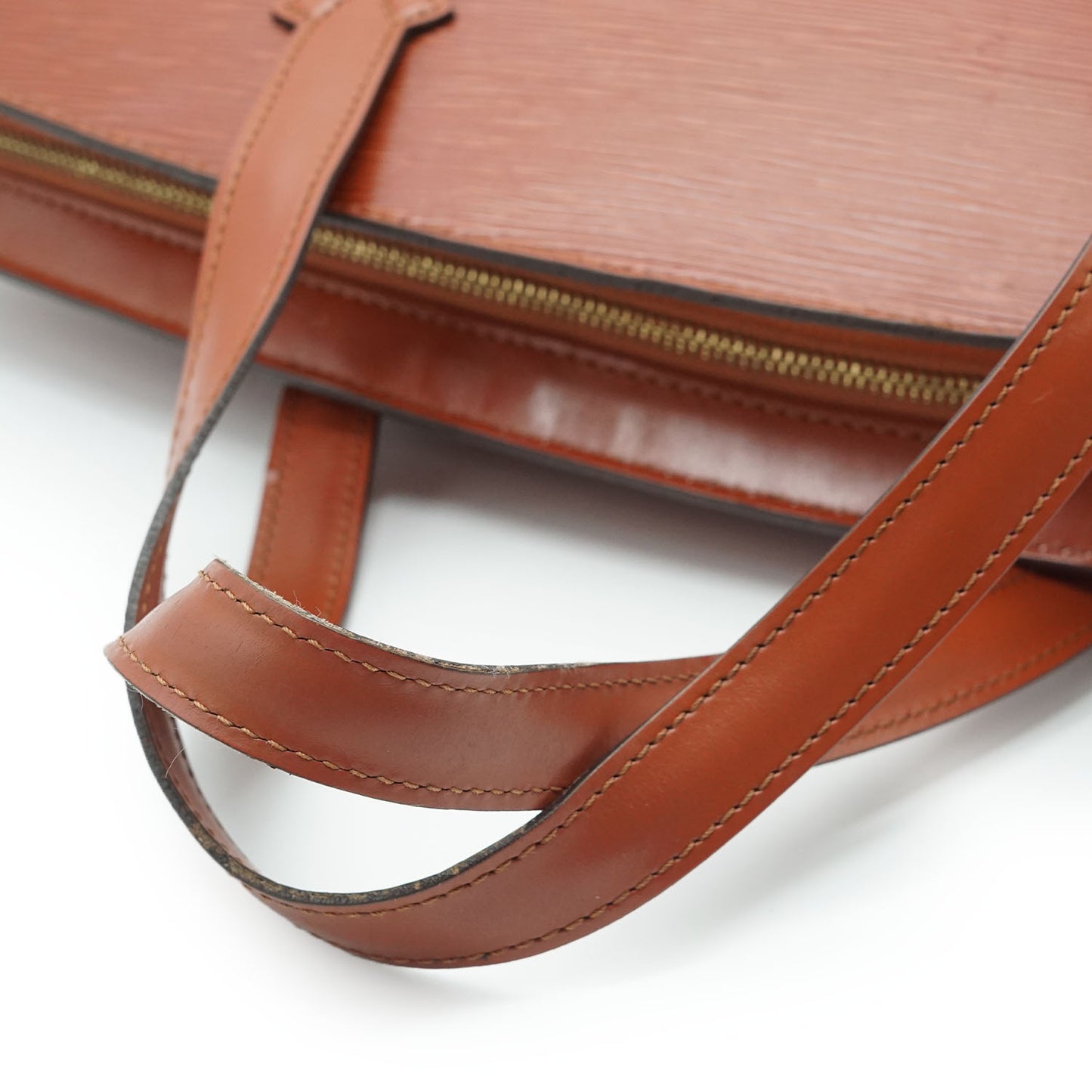 Brown Epi Leather Saint Jacques Tote Bag PM