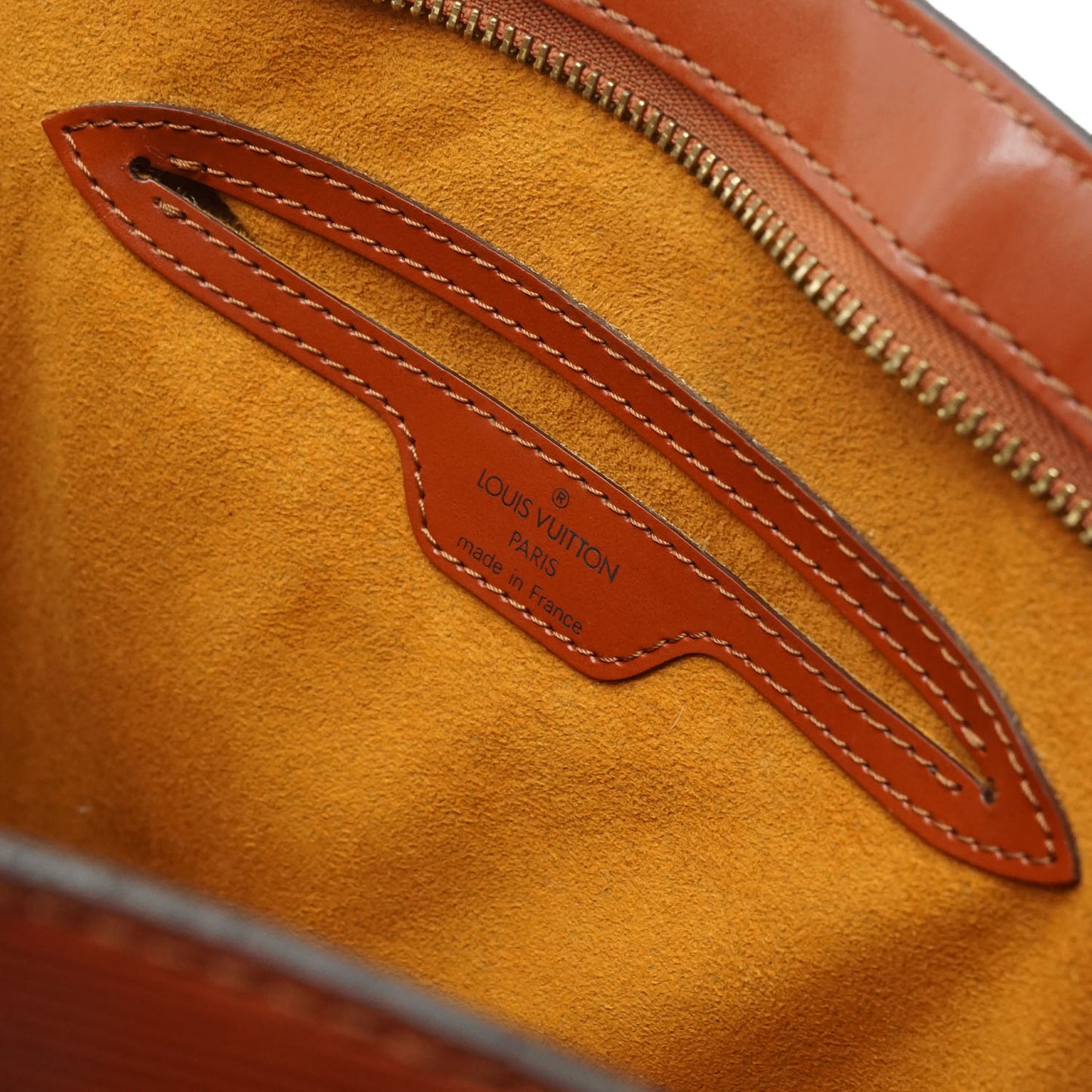 Brown Epi Leather Saint Jacques Tote Bag PM