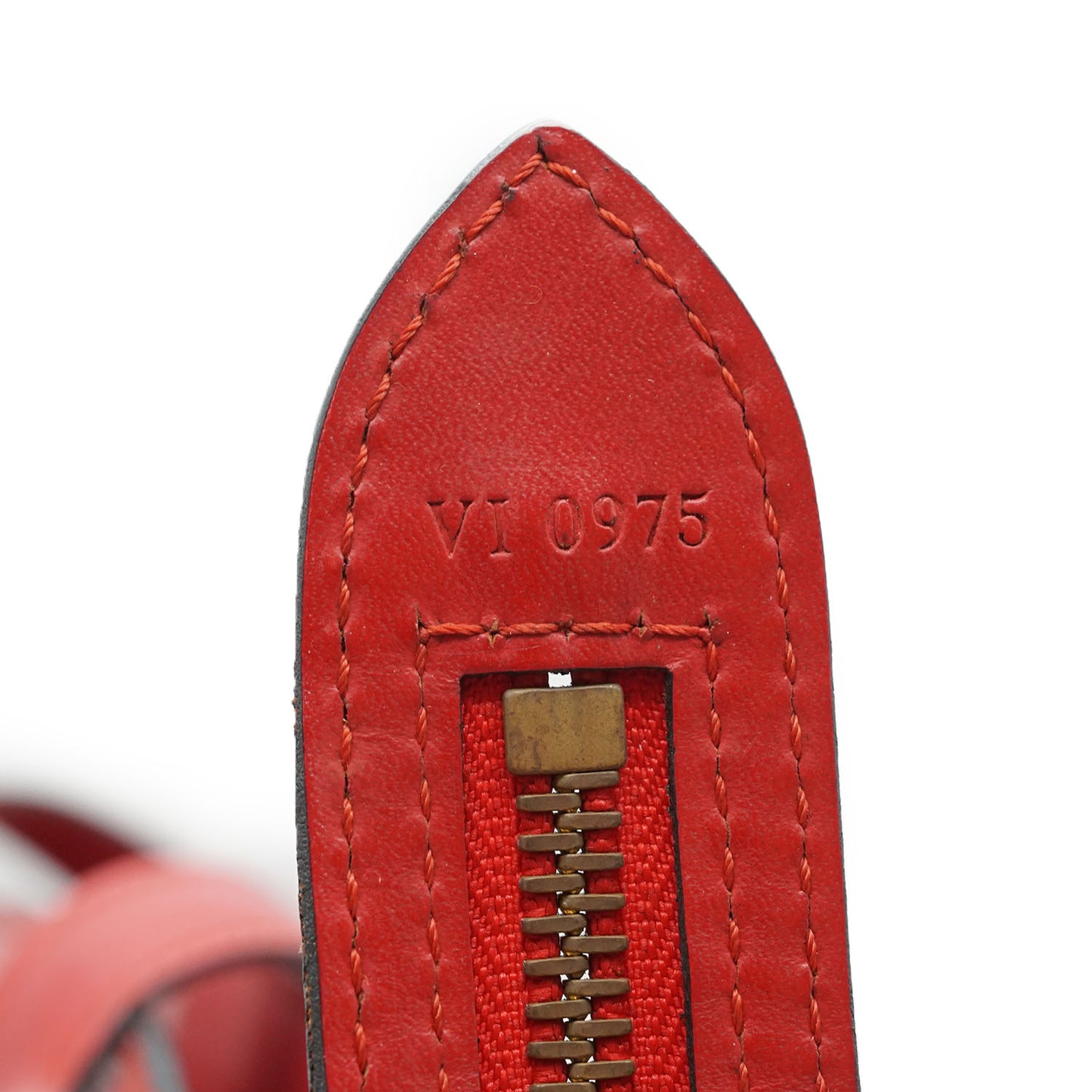 Red Epi Leather Saint Jacques Tote Bag PM