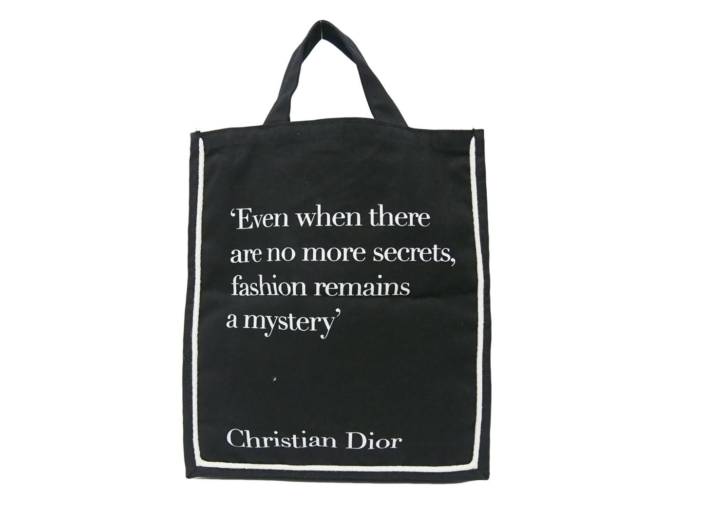 Dior V&A Collab Canvas Tote