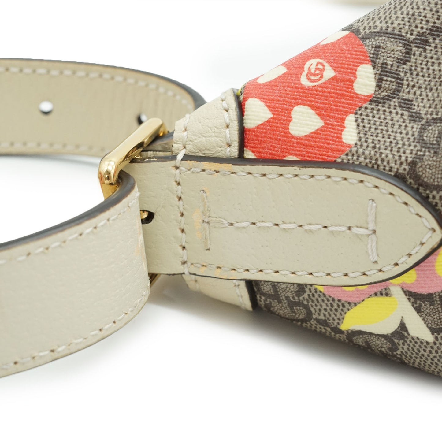 Gucci GG Monogram Apple Motif Shoulder Bag
