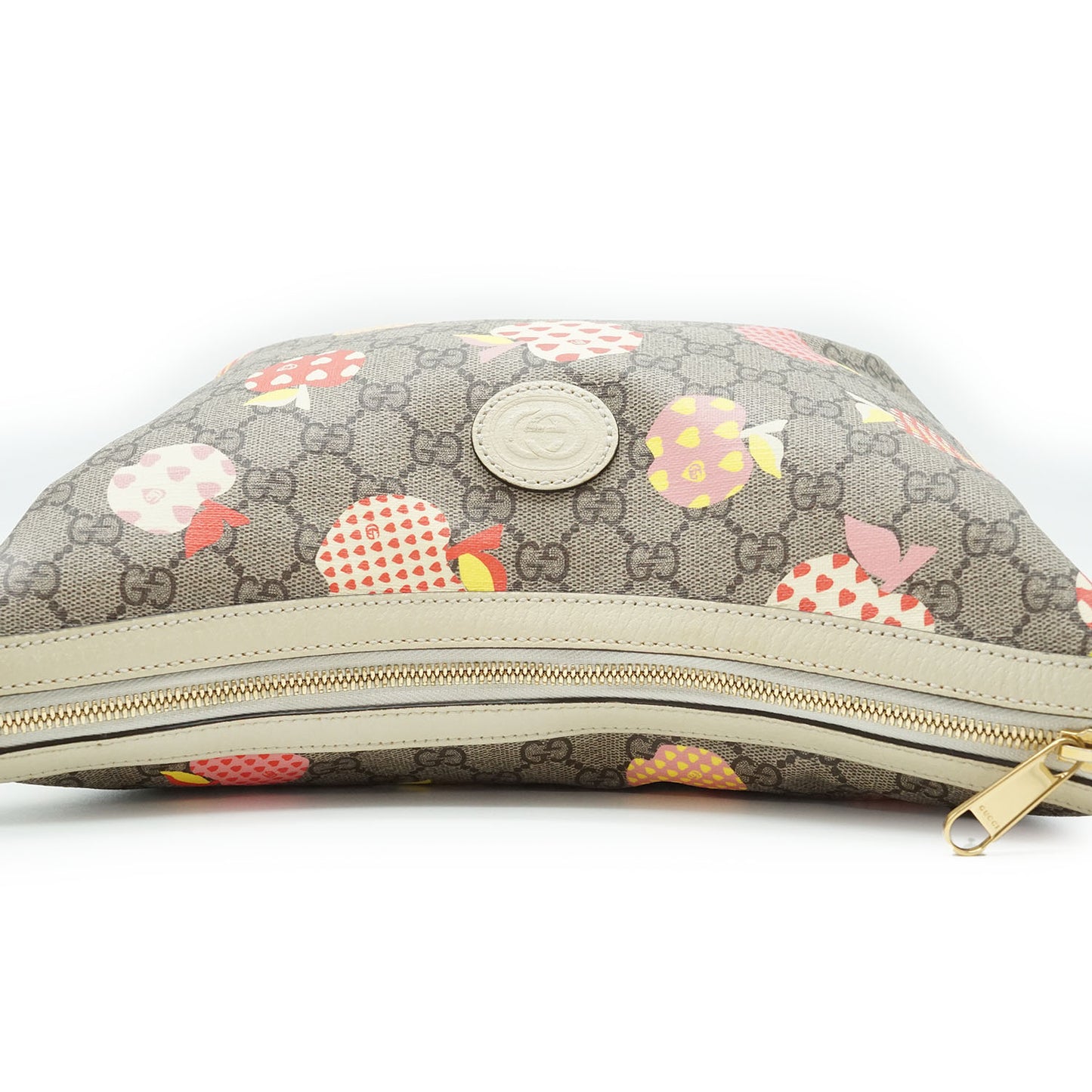 Gucci GG Monogram Apple Motif Shoulder Bag