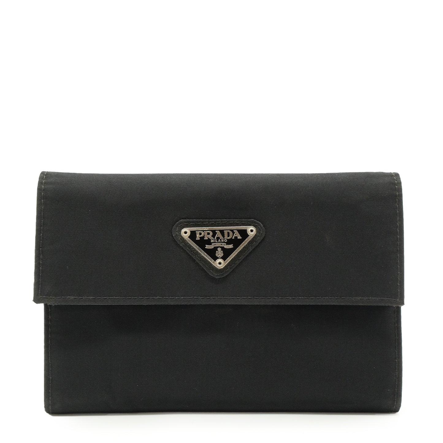 Nylon Tessuto Trifold Wallet