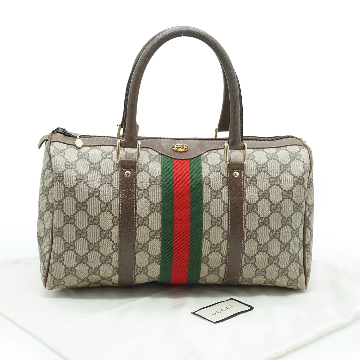 GG Canvas Boston Bag