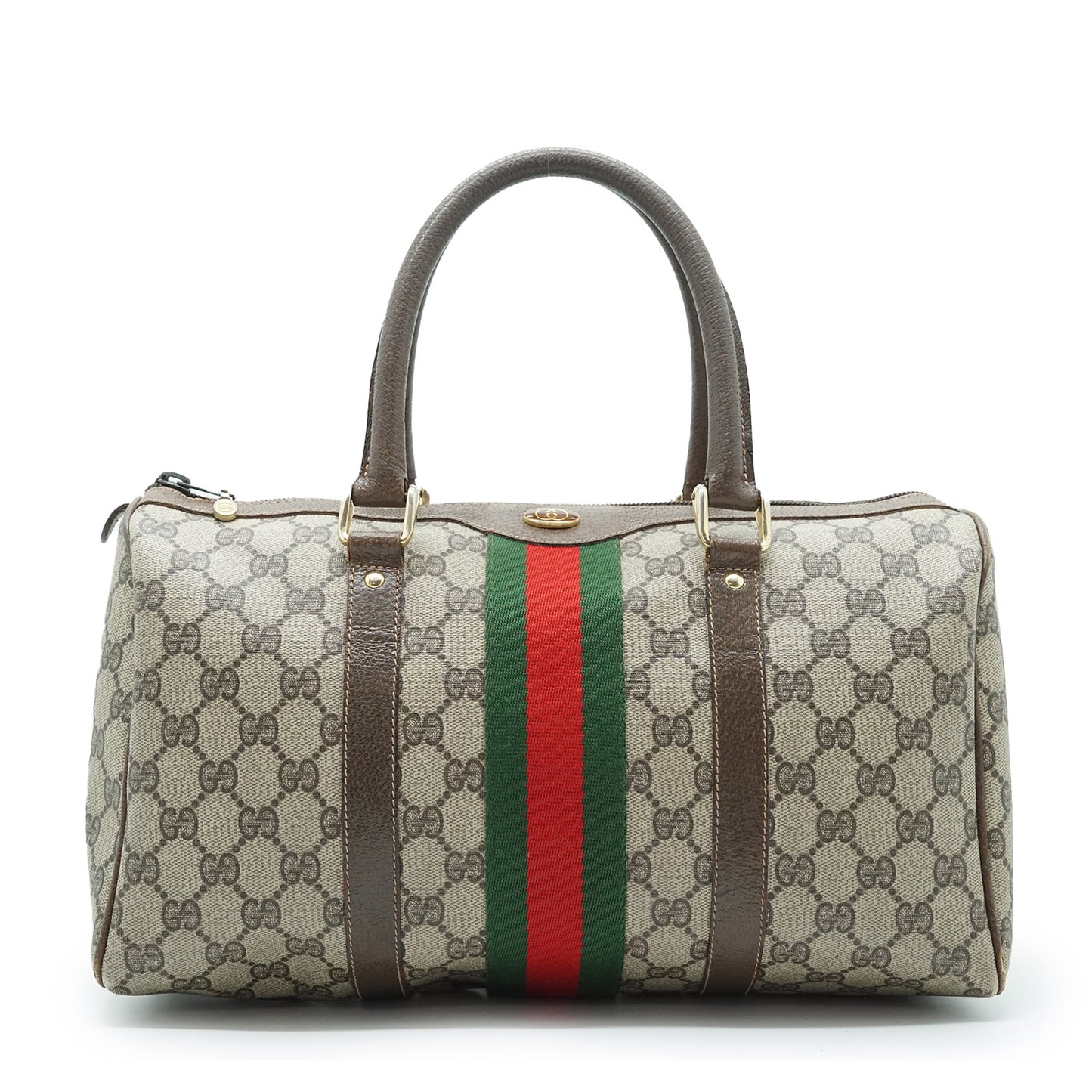GG Canvas Boston Bag