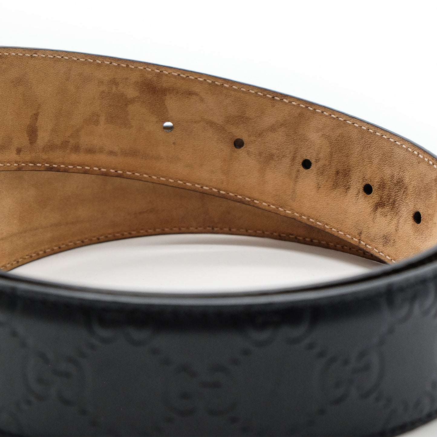 Blondie GG Leather Belt