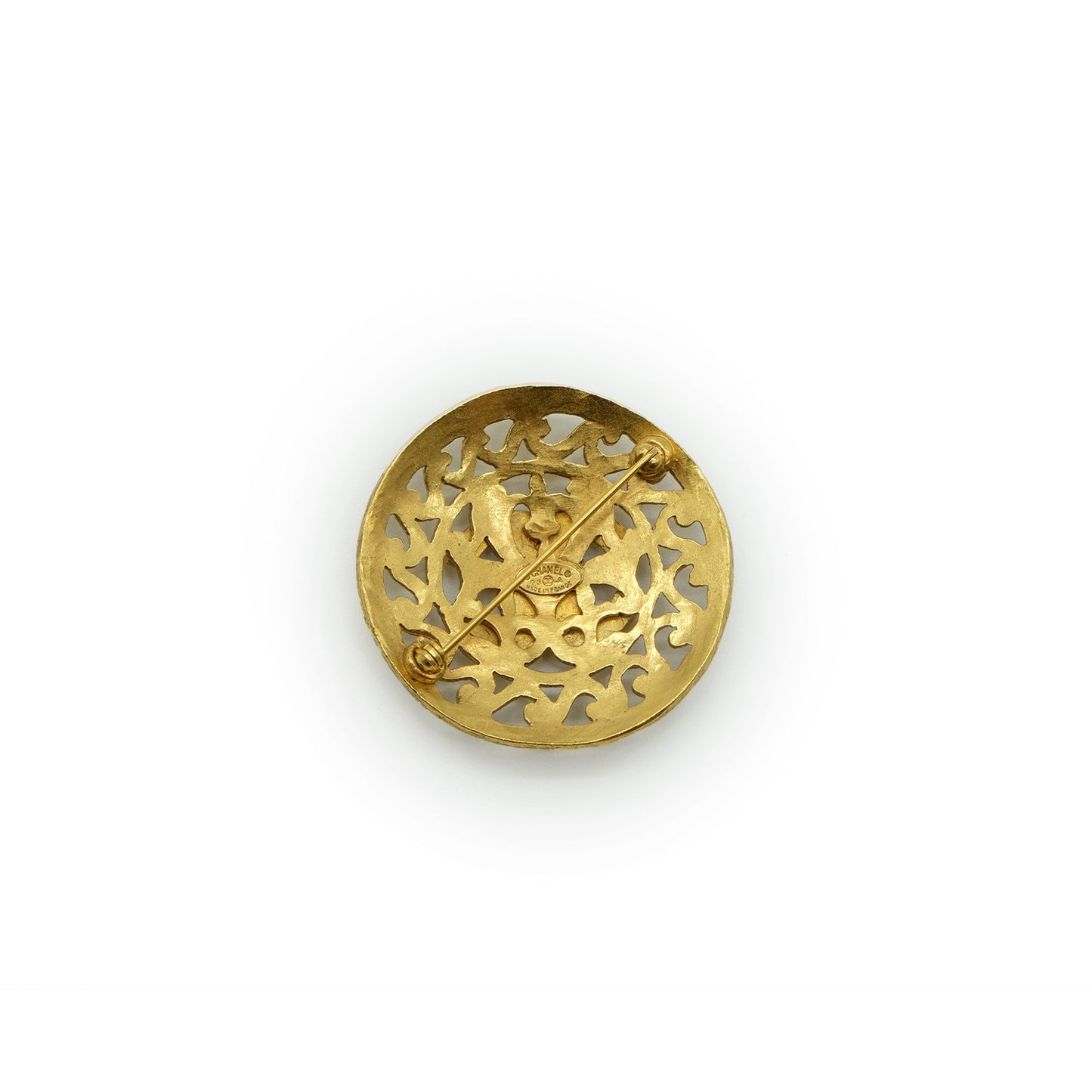 Coco Round Brooch