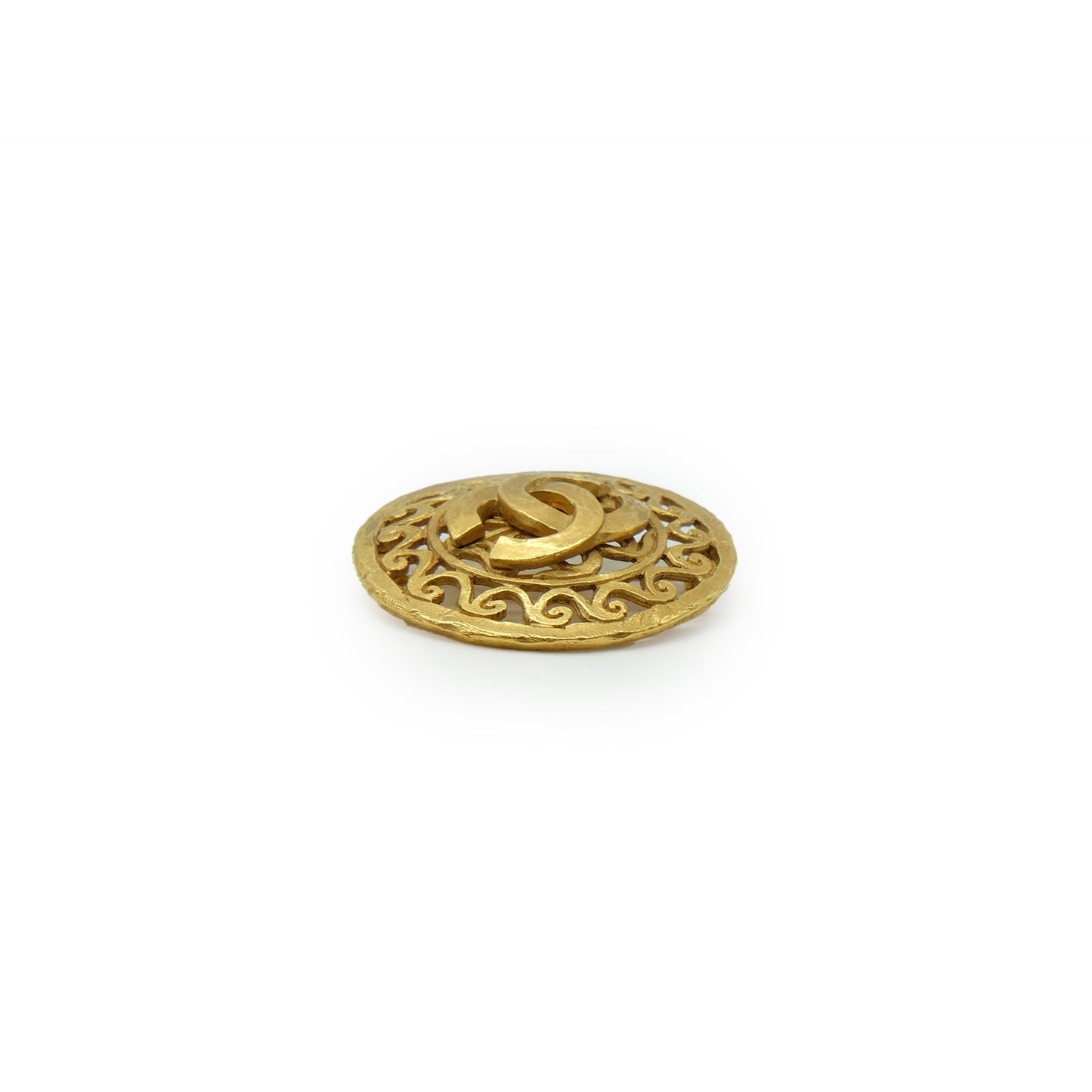 Coco Round Brooch