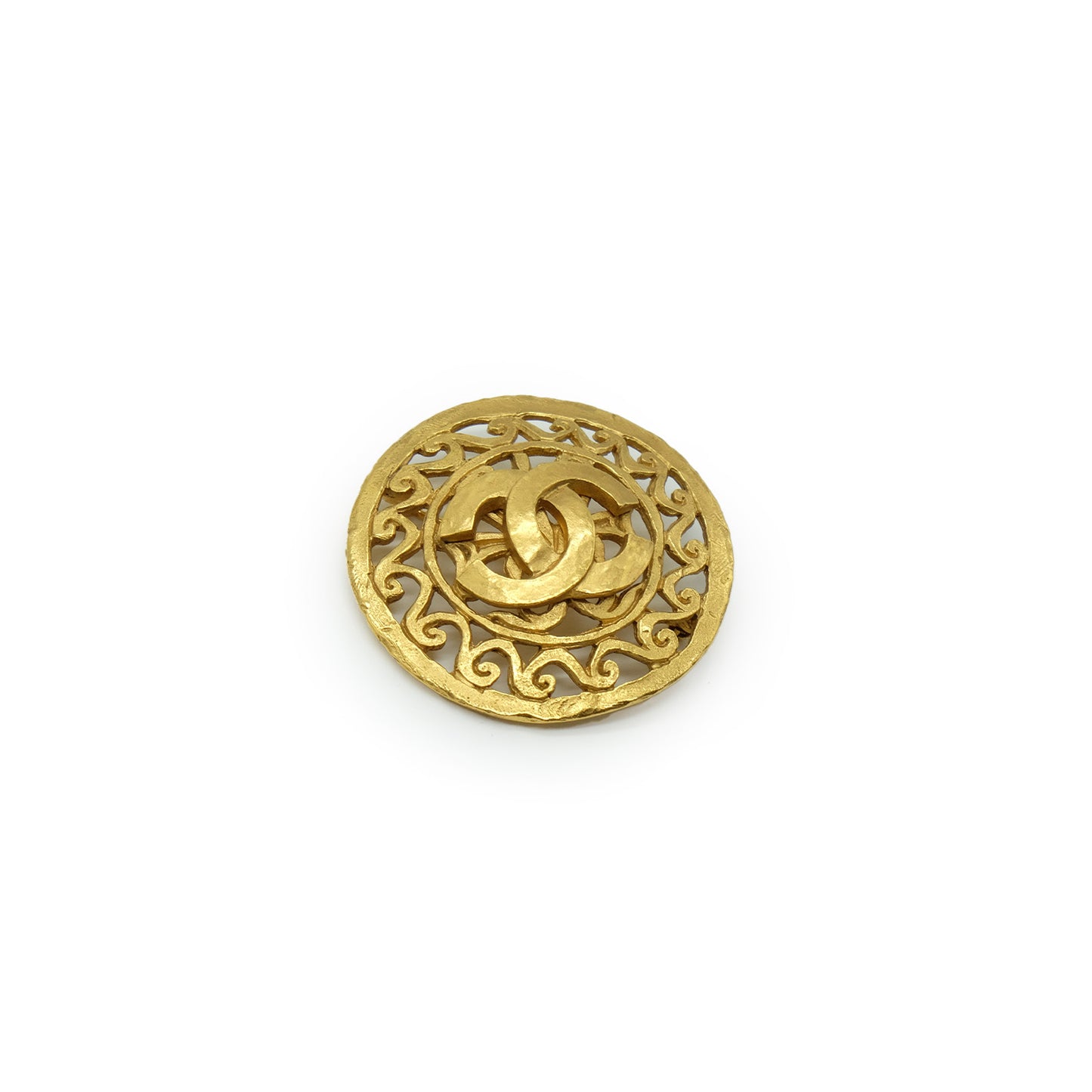 Coco Round Brooch