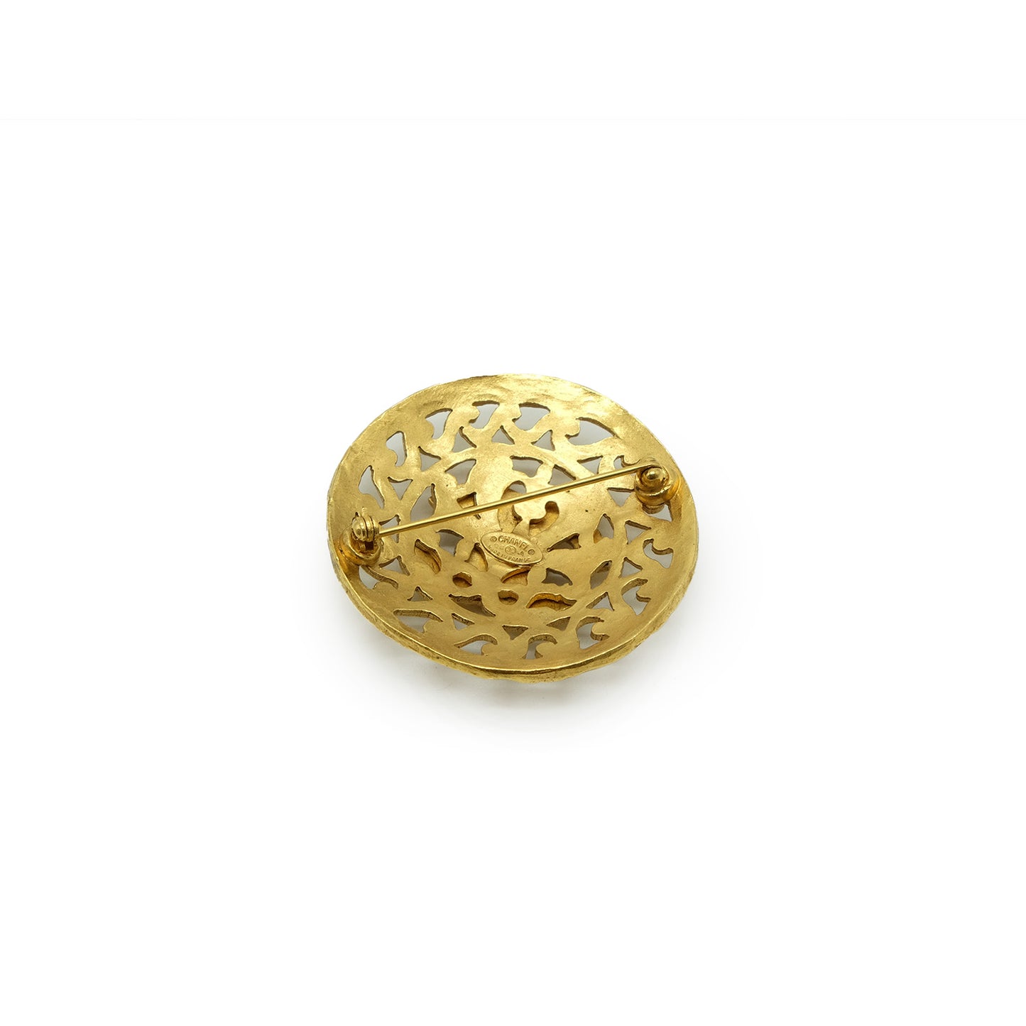 Coco Round Brooch
