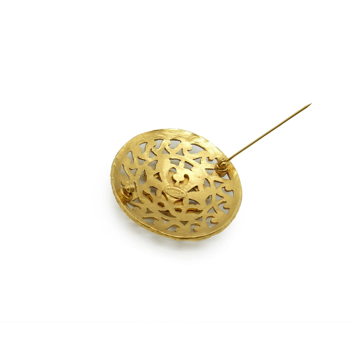 Coco Round Brooch