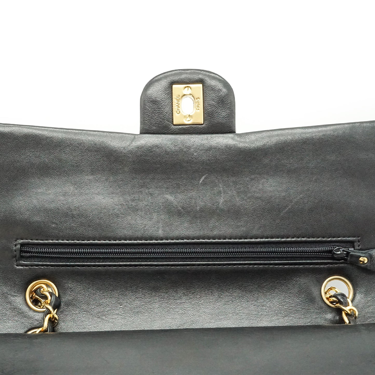 Matelasse Double Flap 25cm Chain Shoulder