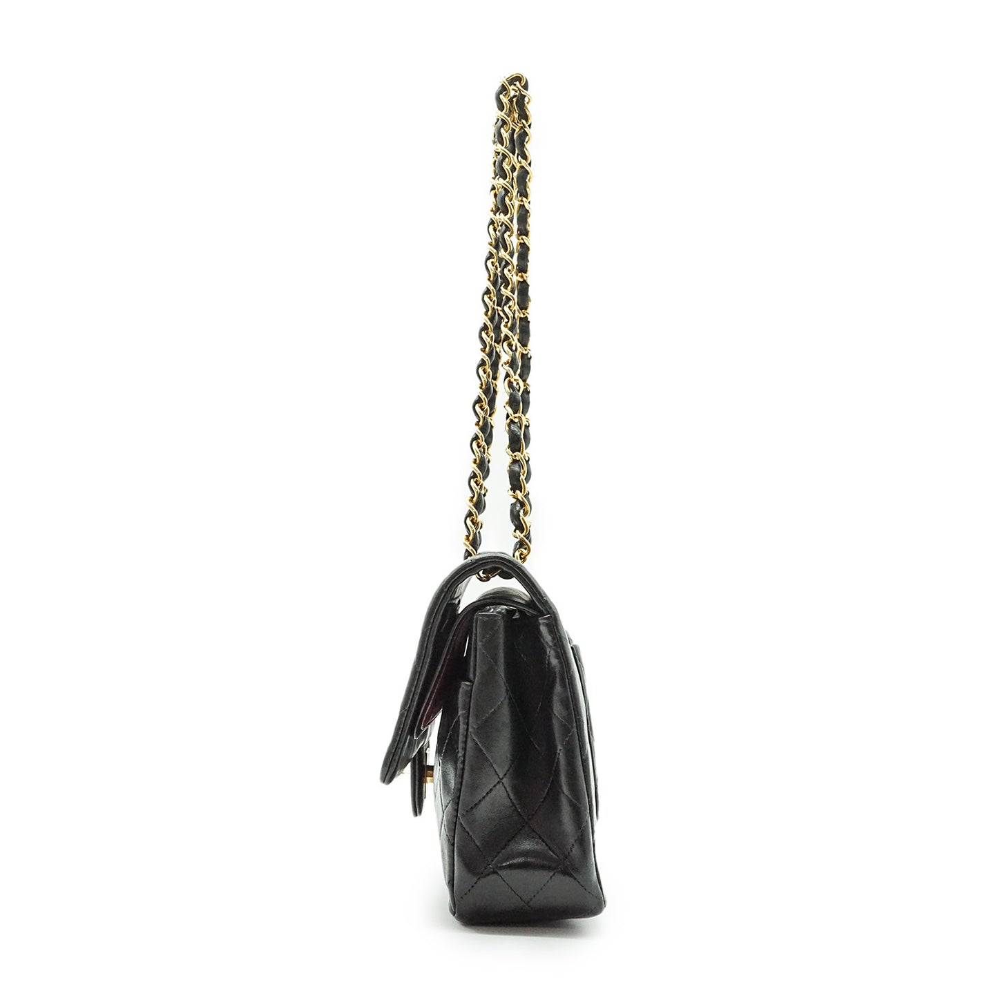 Matelasse Double Flap 25cm Chain Shoulder