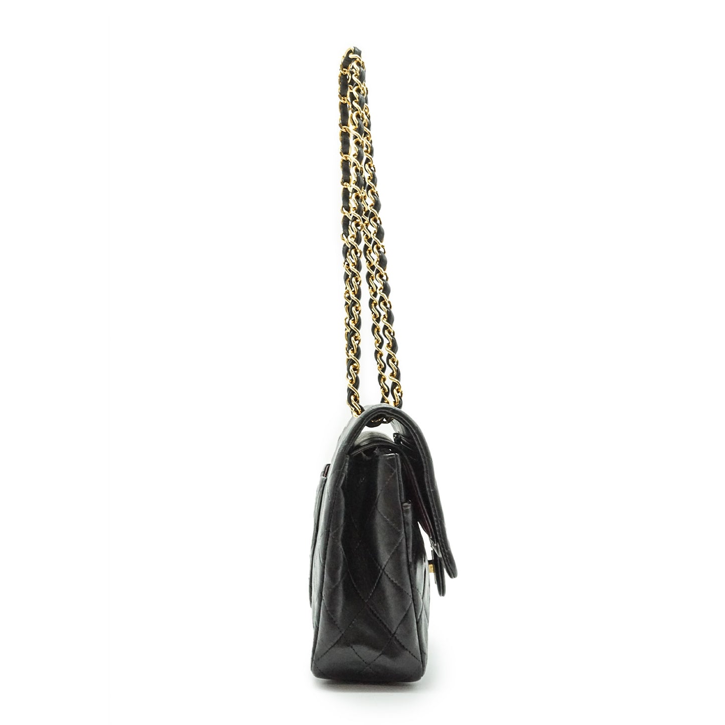 Matelasse Double Flap 25cm Chain Shoulder