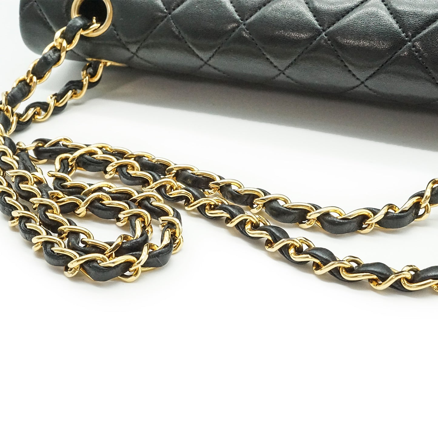 Matelasse Double Flap 25cm Chain Shoulder
