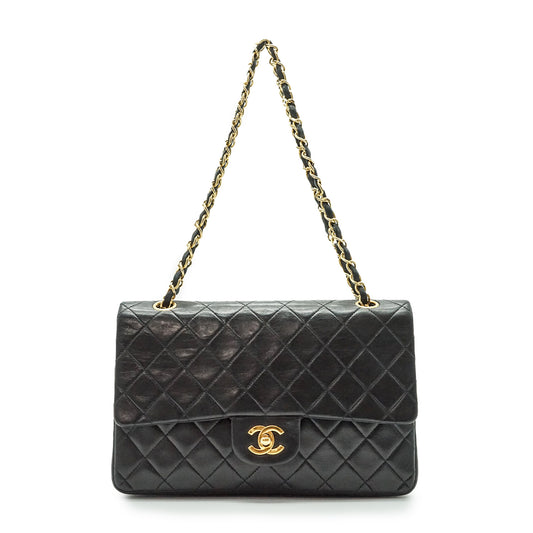 Matelasse Double Flap 25cm Chain Shoulder
