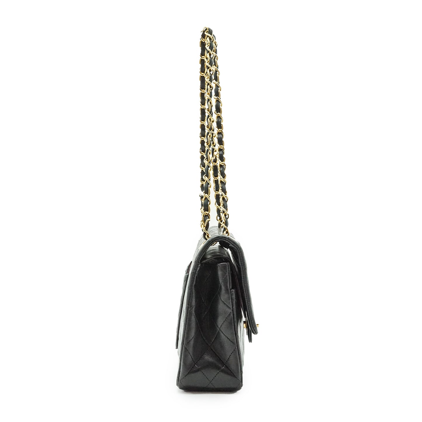 Matelasse Double Flap 25cm Chain Shoulder