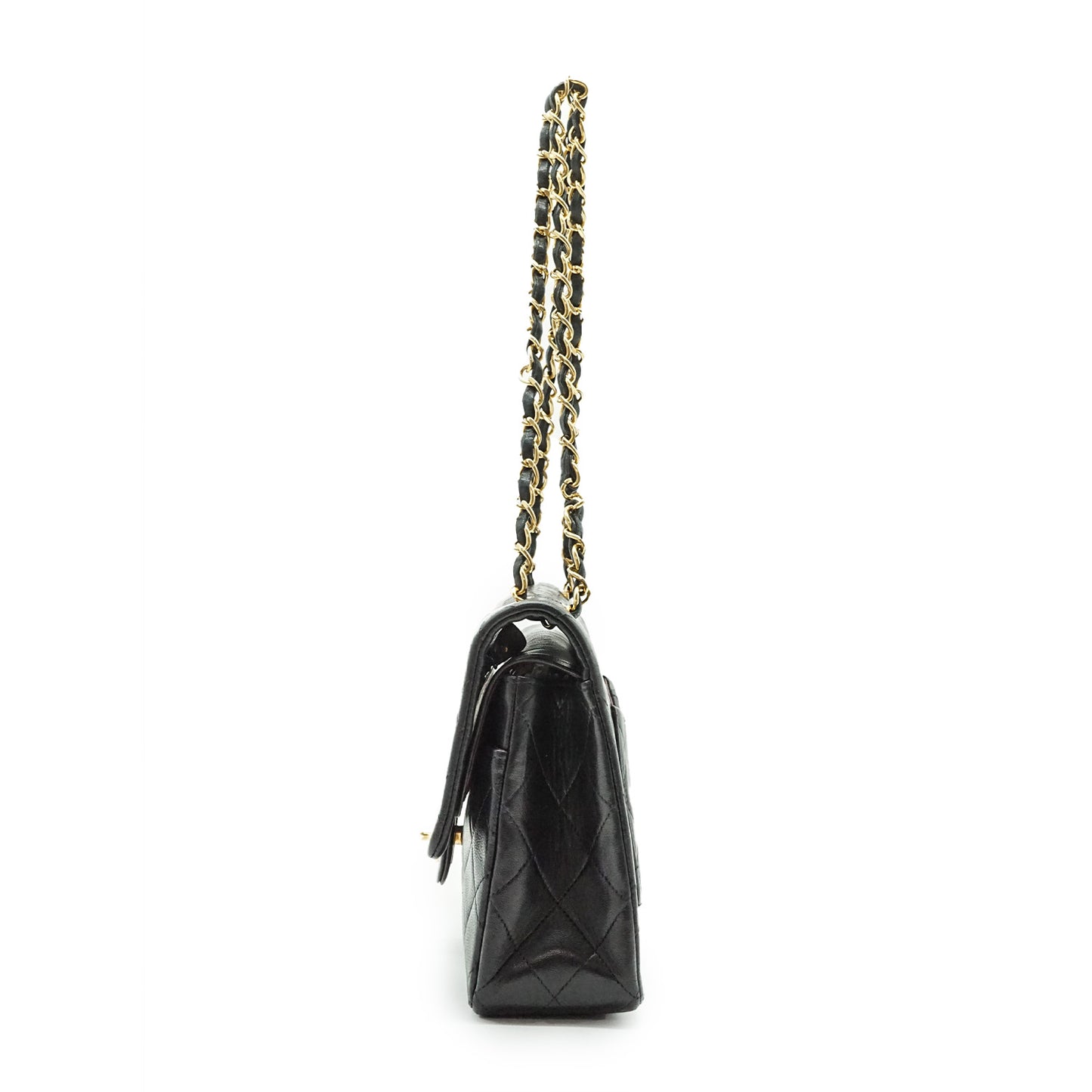 Matelasse Double Flap 25cm Chain Shoulder