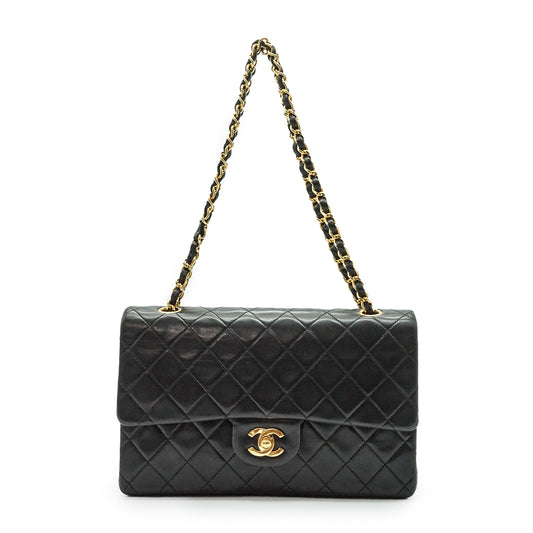 Matelasse Double Flap 25cm Chain Shoulder