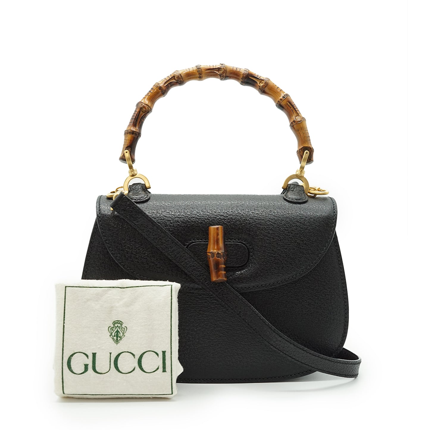 Bamboo two-way handbag
