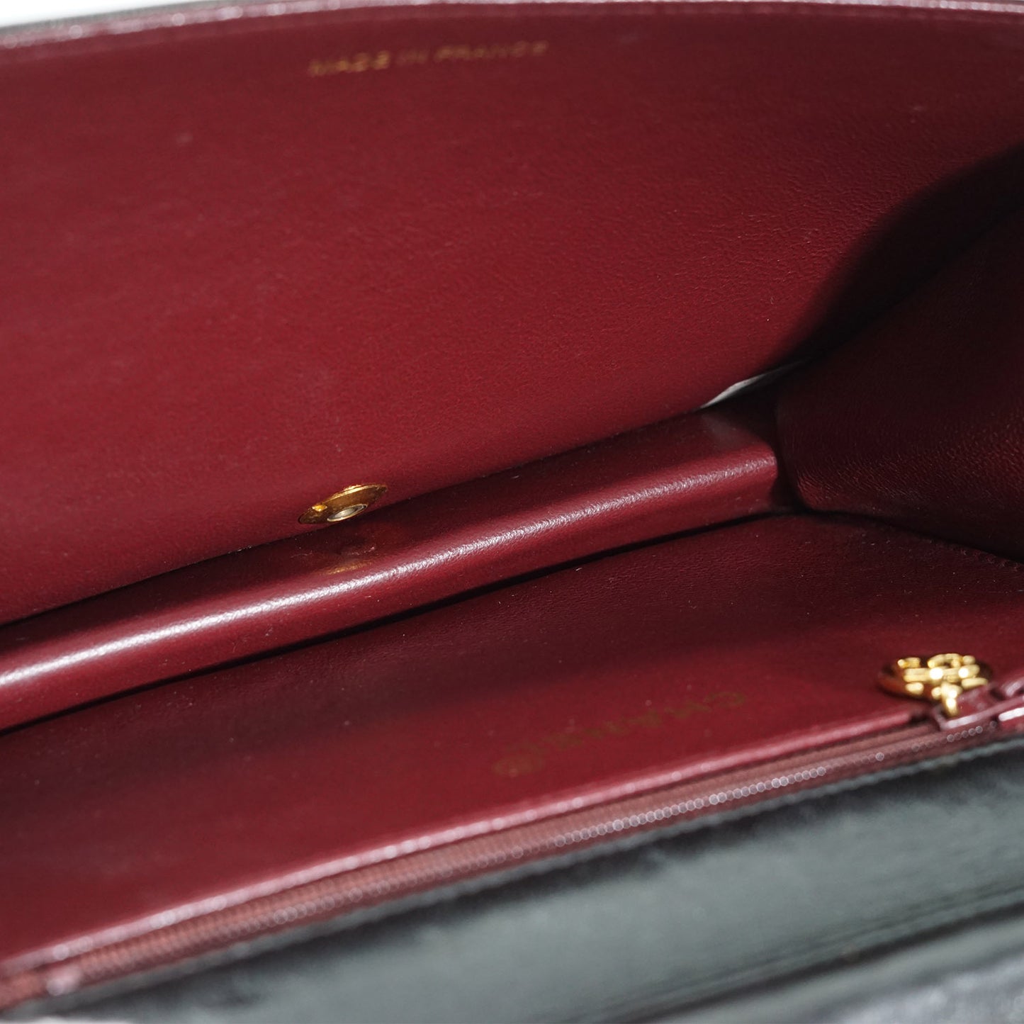 Matelasse Single Flap Push Lock Chain Shoulder Bag