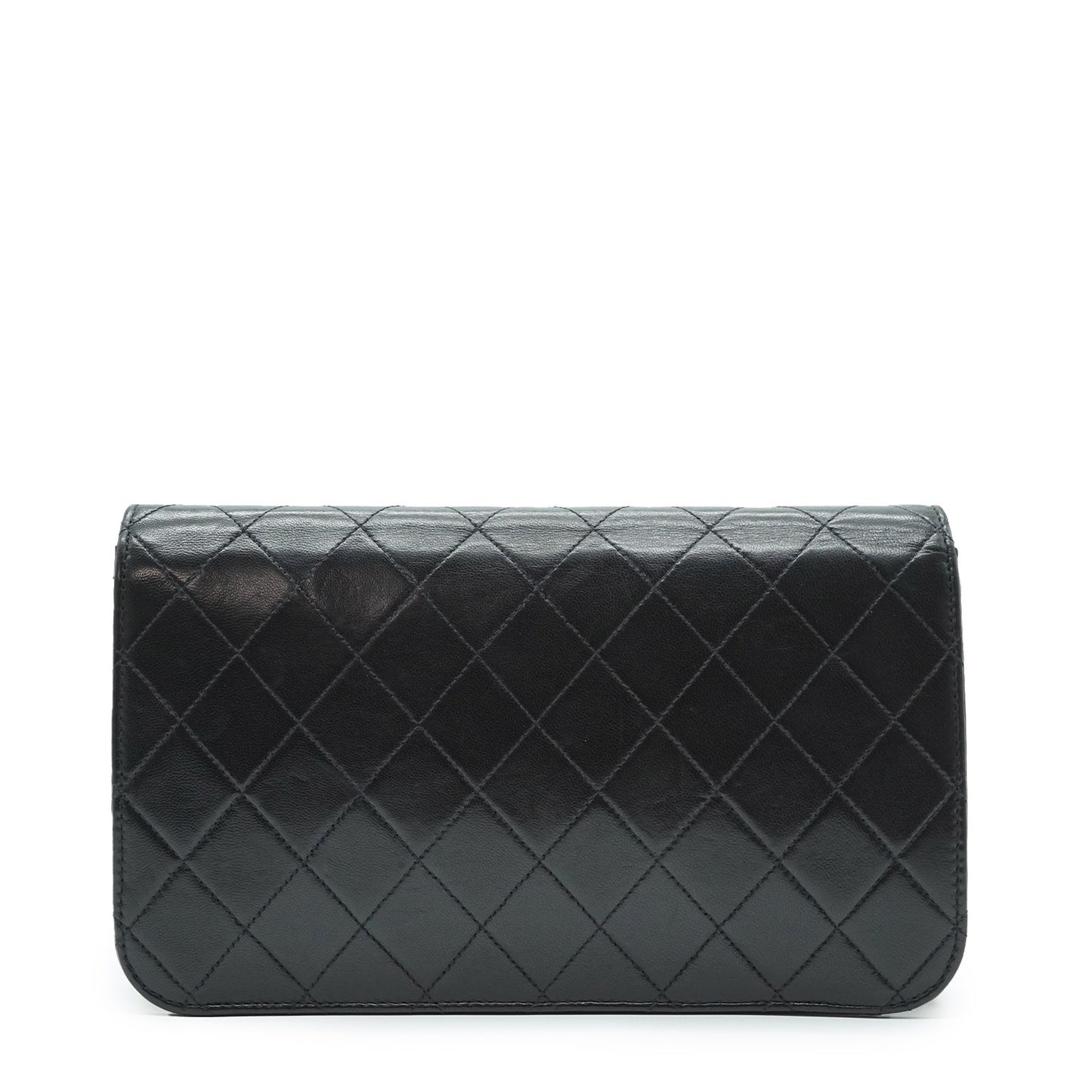 Matelasse Single Flap Push Lock Chain Shoulder Bag