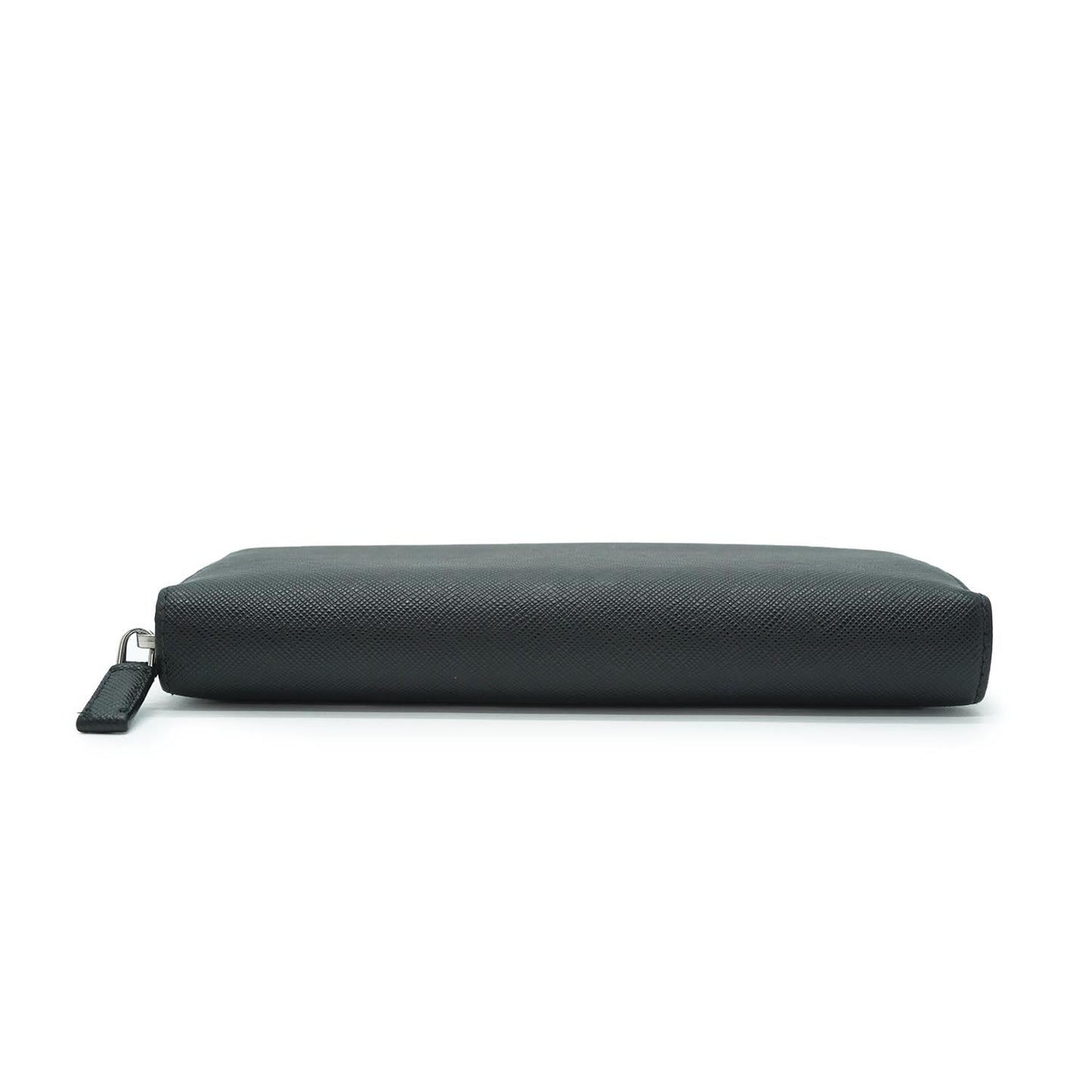 Saffiano Leather Round Long Wallet
