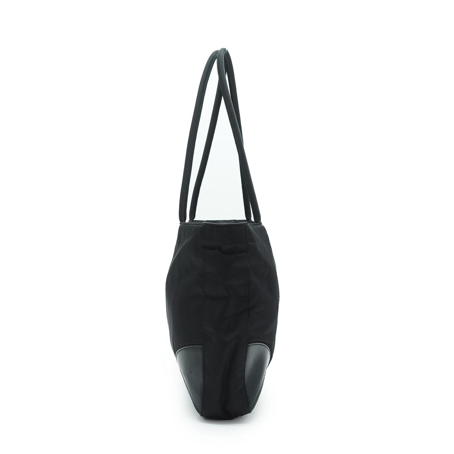 Nylon Leather Tote Bag