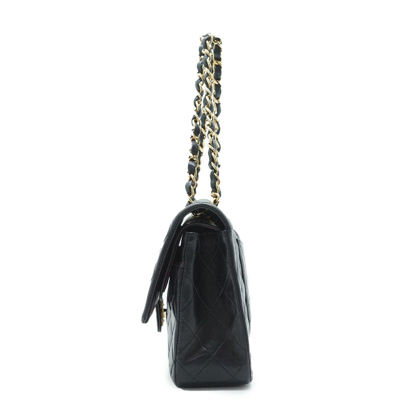 Matelasse Double Flap 25cm Chain Shoulder