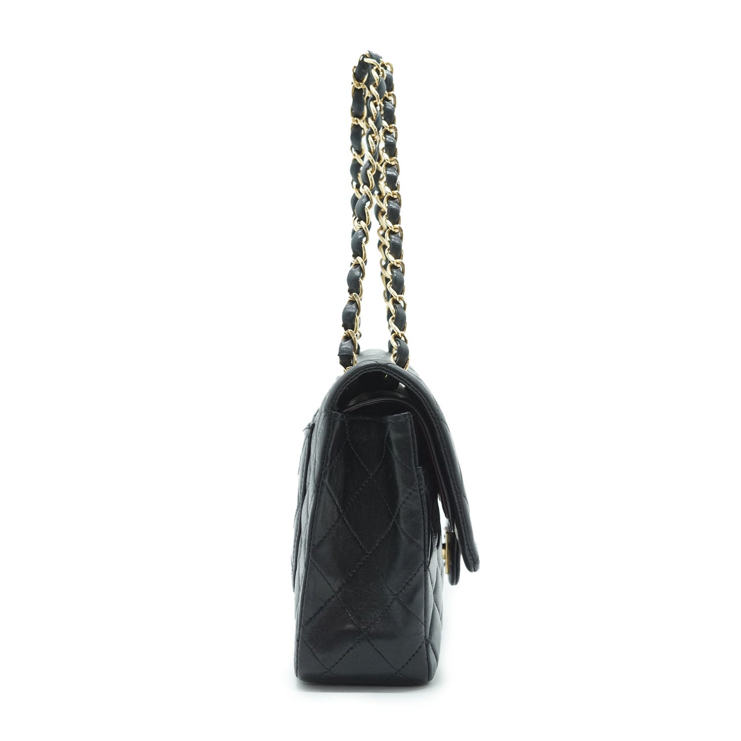 Matelasse Double Flap 25cm Chain Shoulder