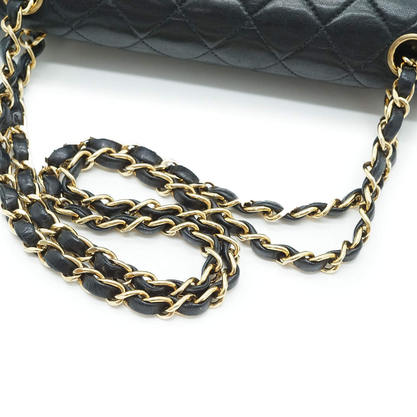 Matelasse Double Flap 25cm Chain Shoulder