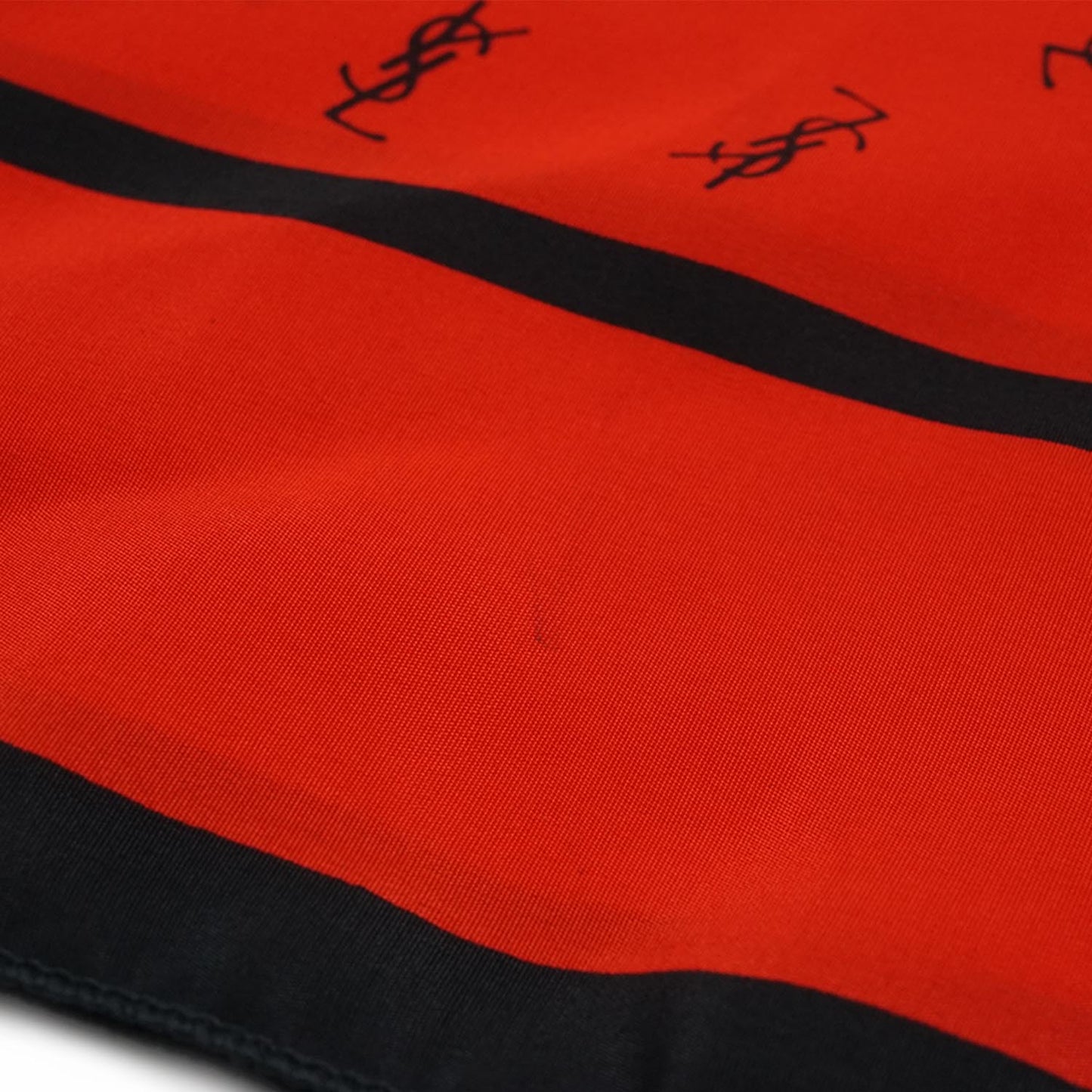 YSL Logo Silk Scarf