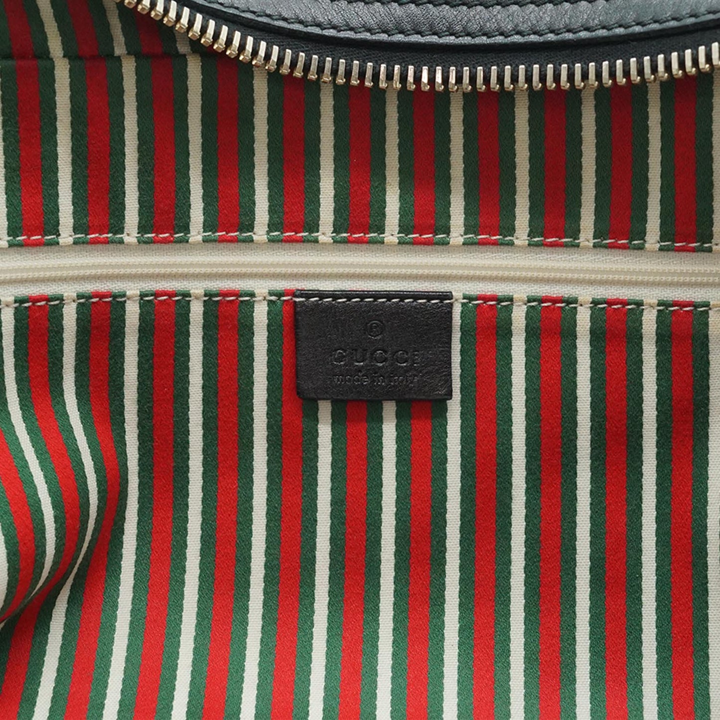 Canvas Leather Black Handbag