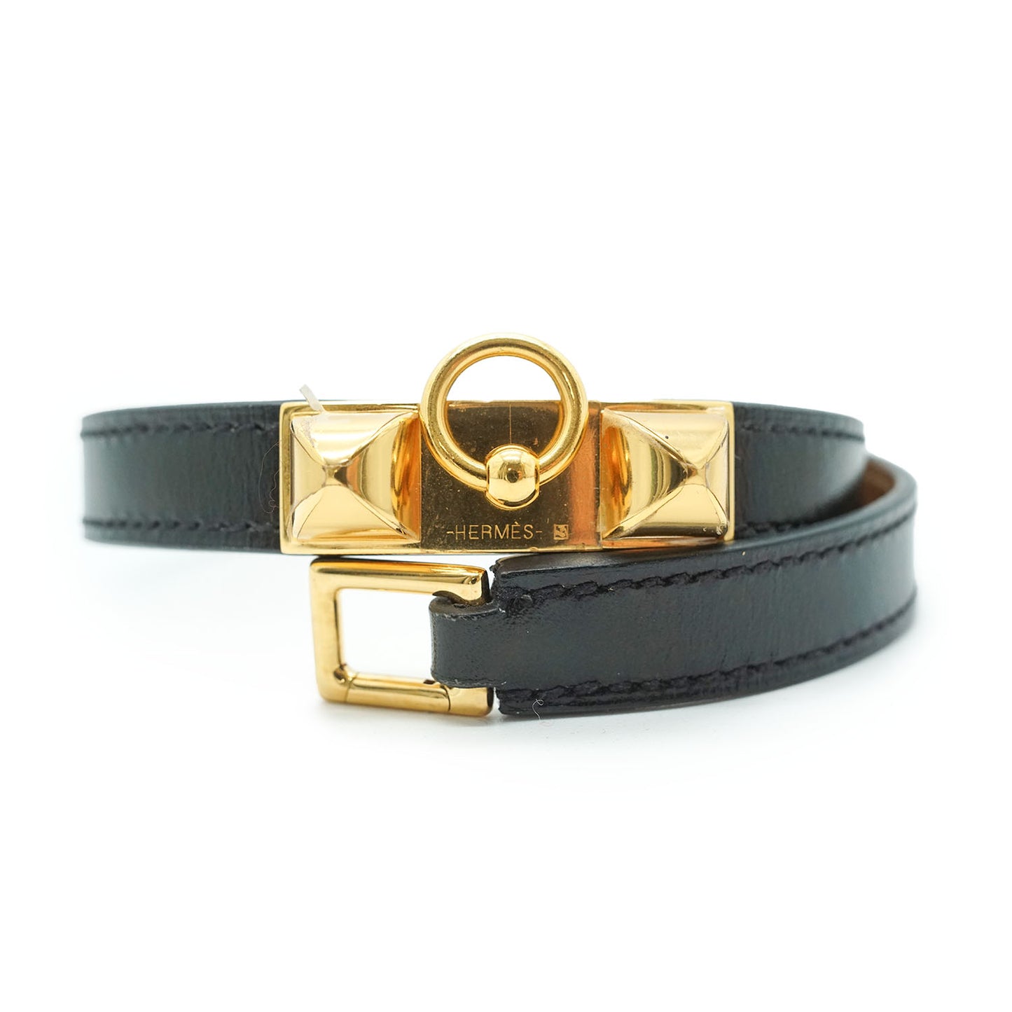 Vintage Collier de Chien Double Tour Bracelet