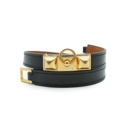 Vintage Collier de Chien Double Tour Bracelet