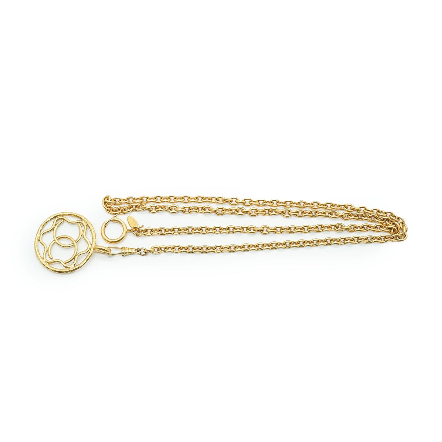 Coco Mark Gold Long GP Necklace