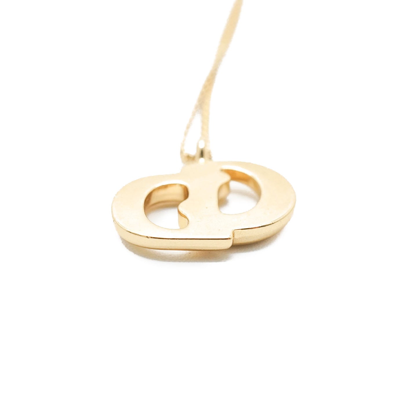 CD Logo Gold Necklace