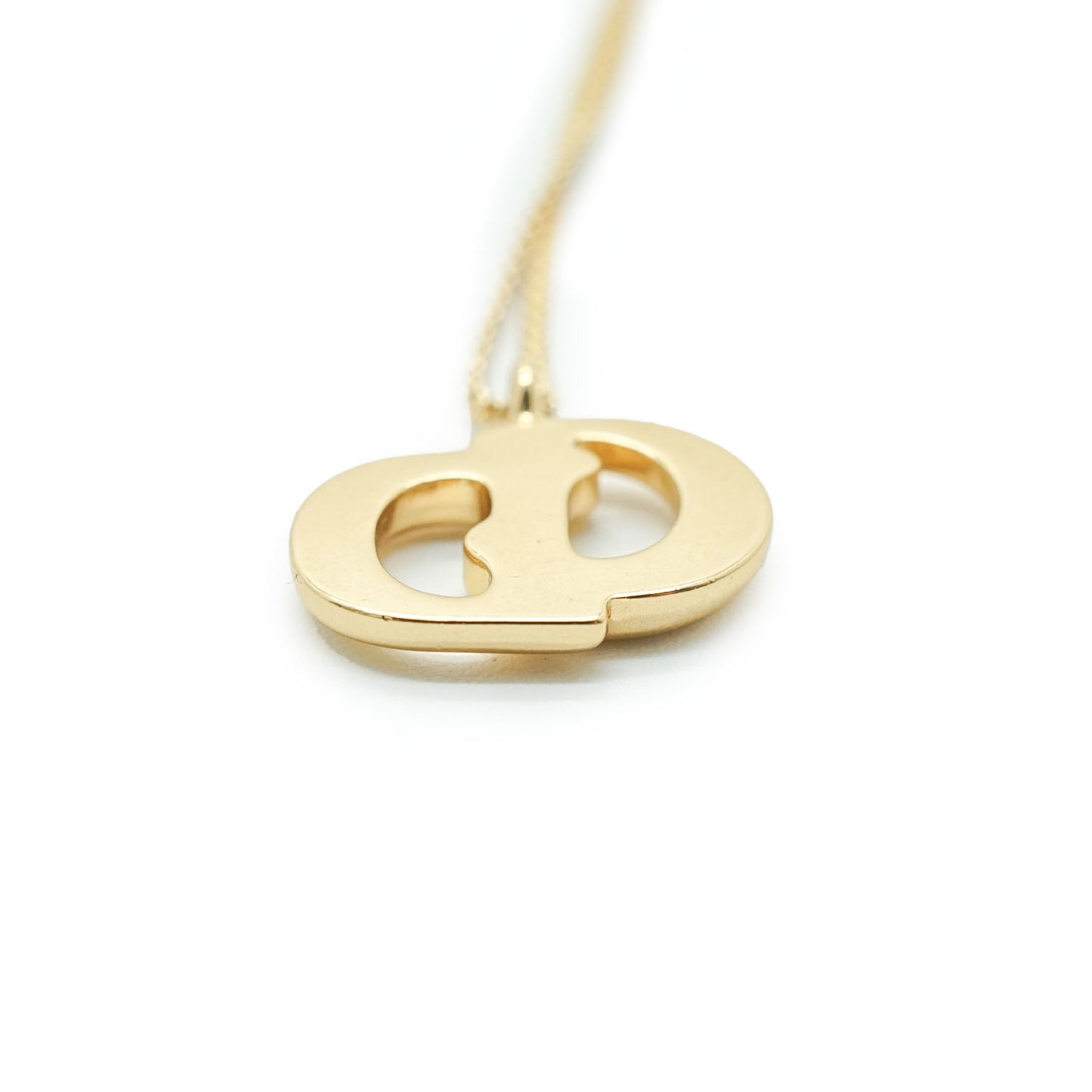 CD Logo Gold Necklace