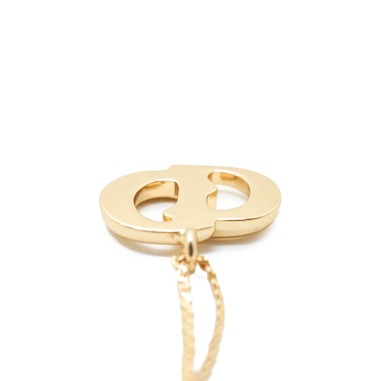 CD Logo Gold Necklace