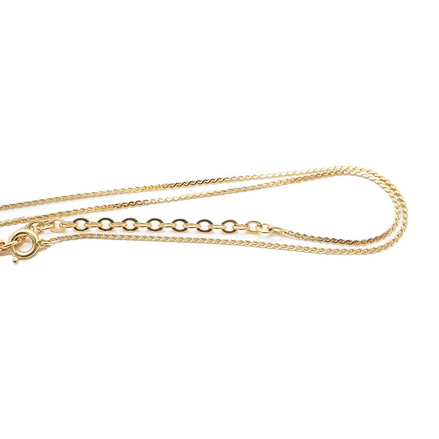 CD Logo Gold Necklace