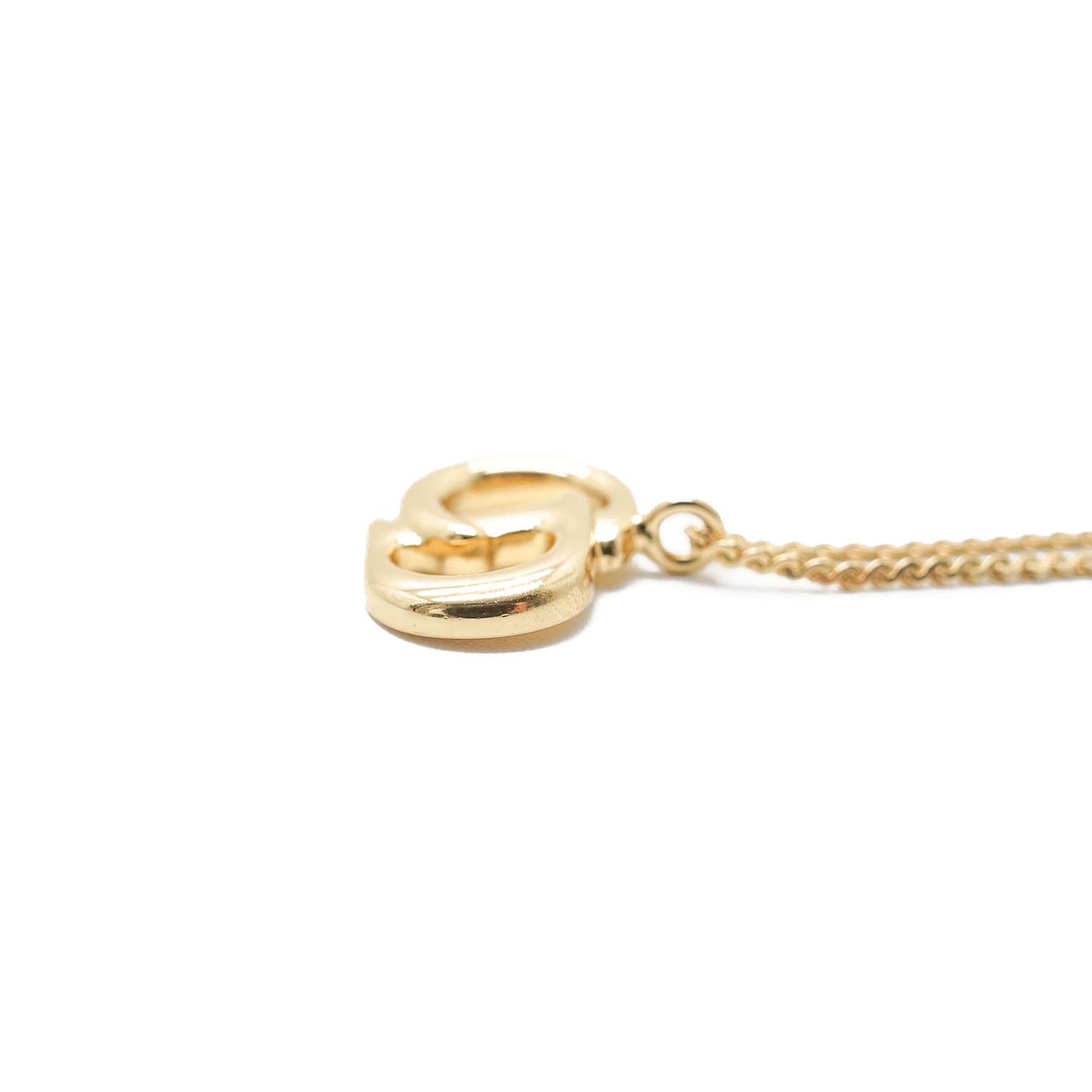 CD Logo Gold Necklace