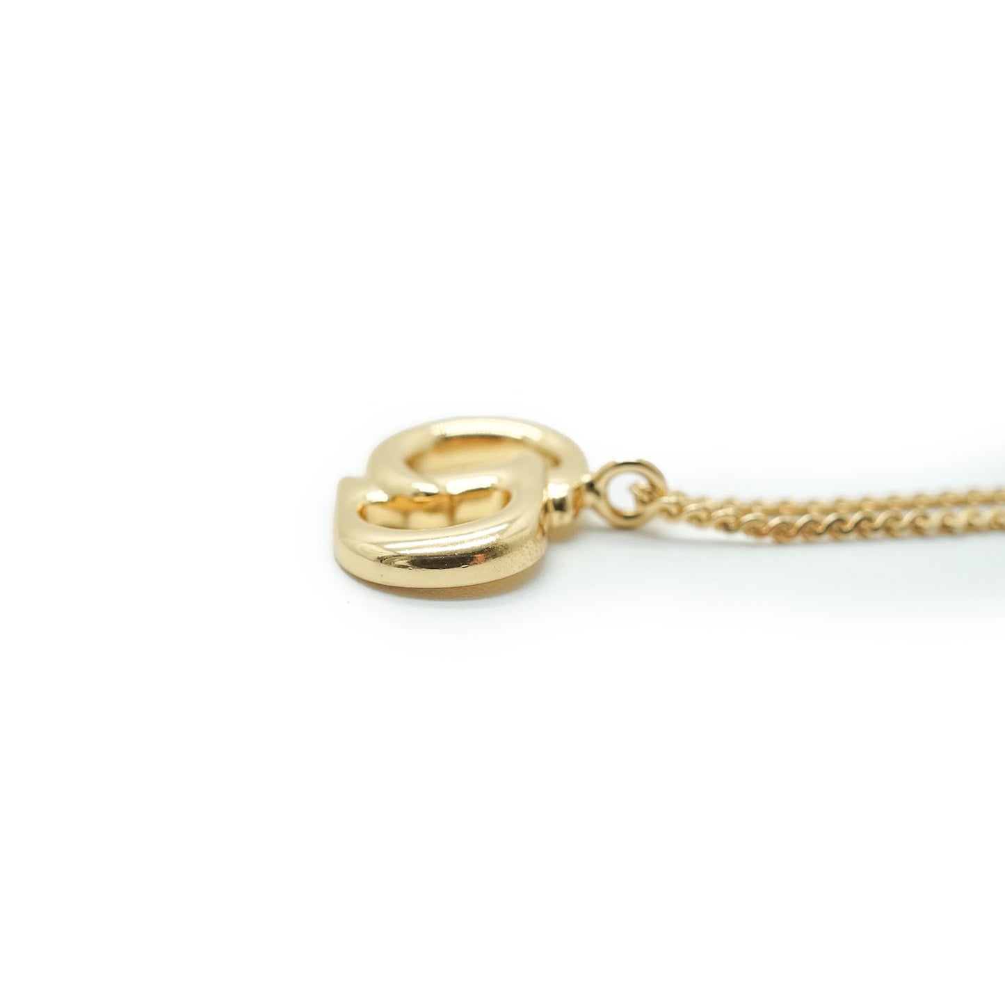 CD Logo Gold Necklace