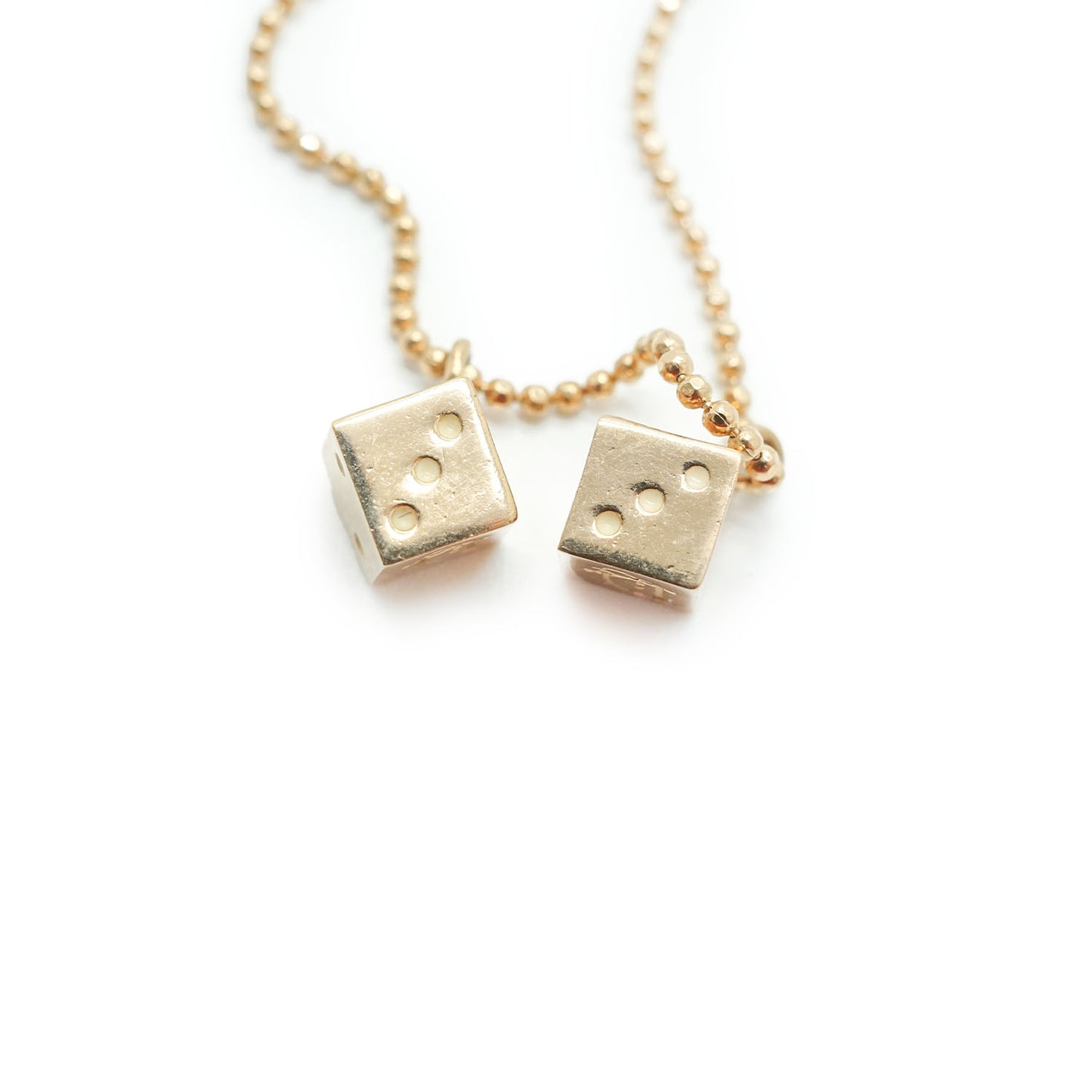 Dice Gold Necklace