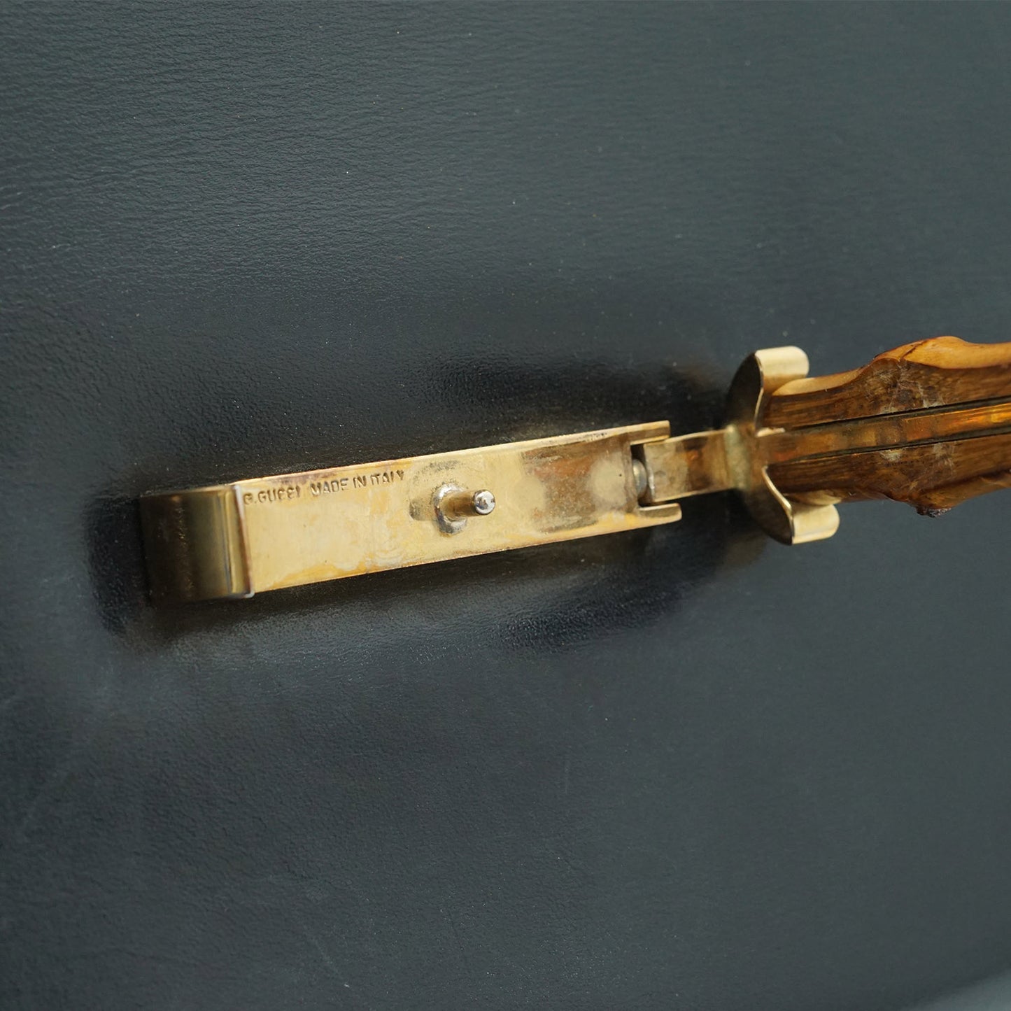 Vintage Bamboo Crossbody Bag