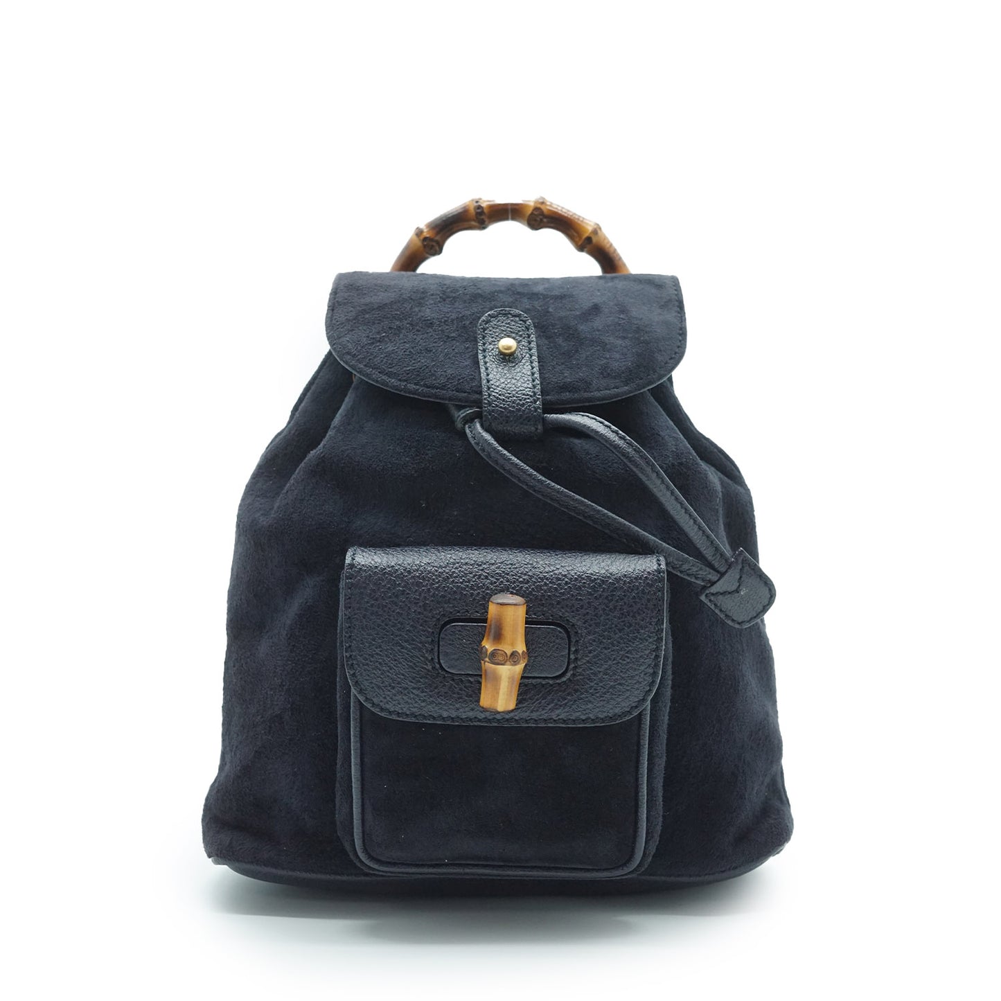 Mini Bamboo Suede Backpack