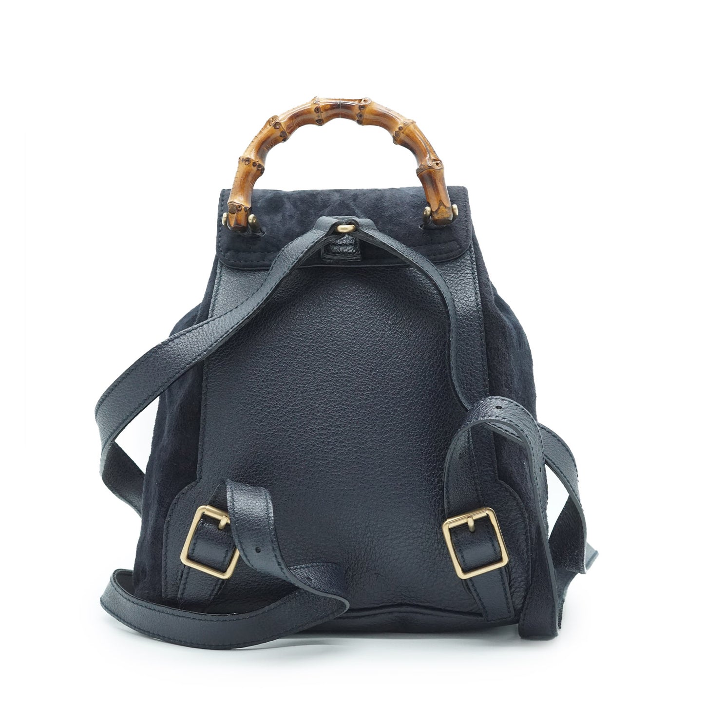 Mini Bamboo Suede Backpack