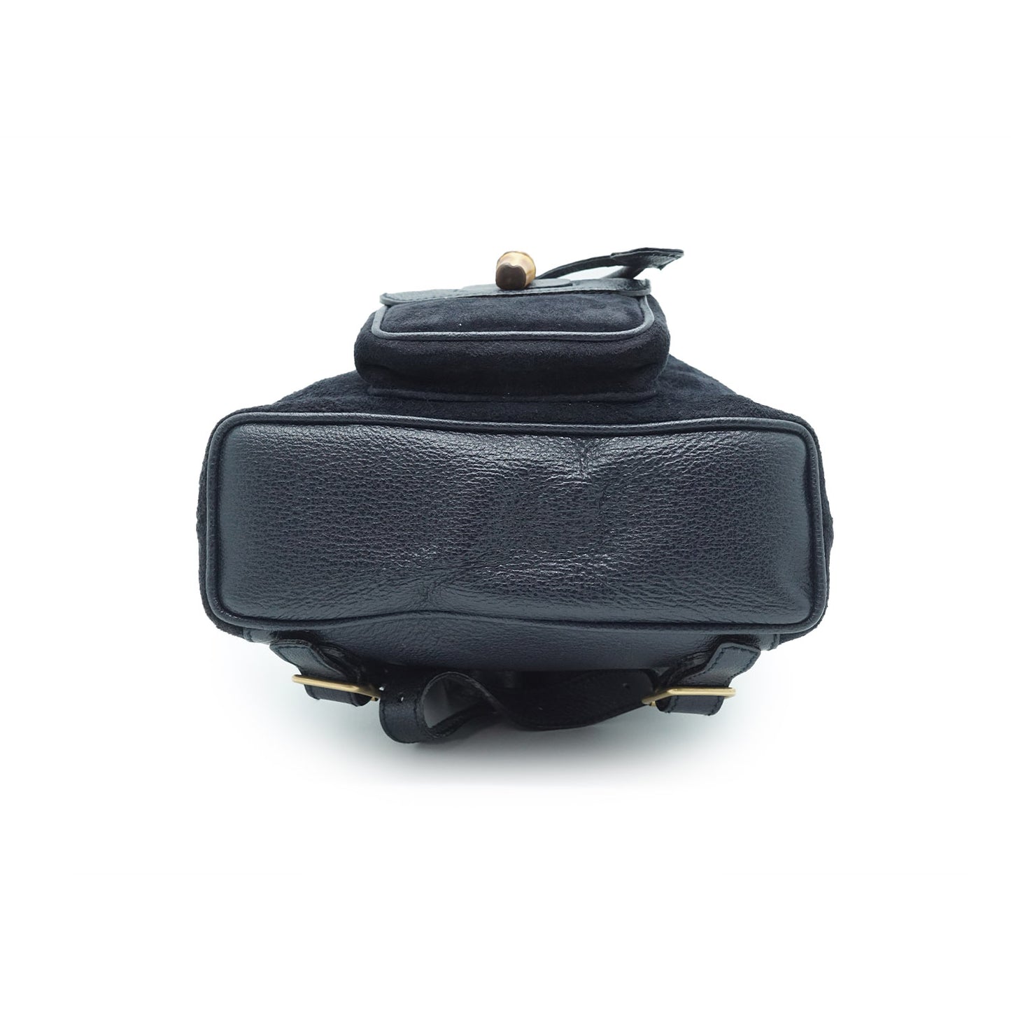 Mini Bamboo Suede Backpack