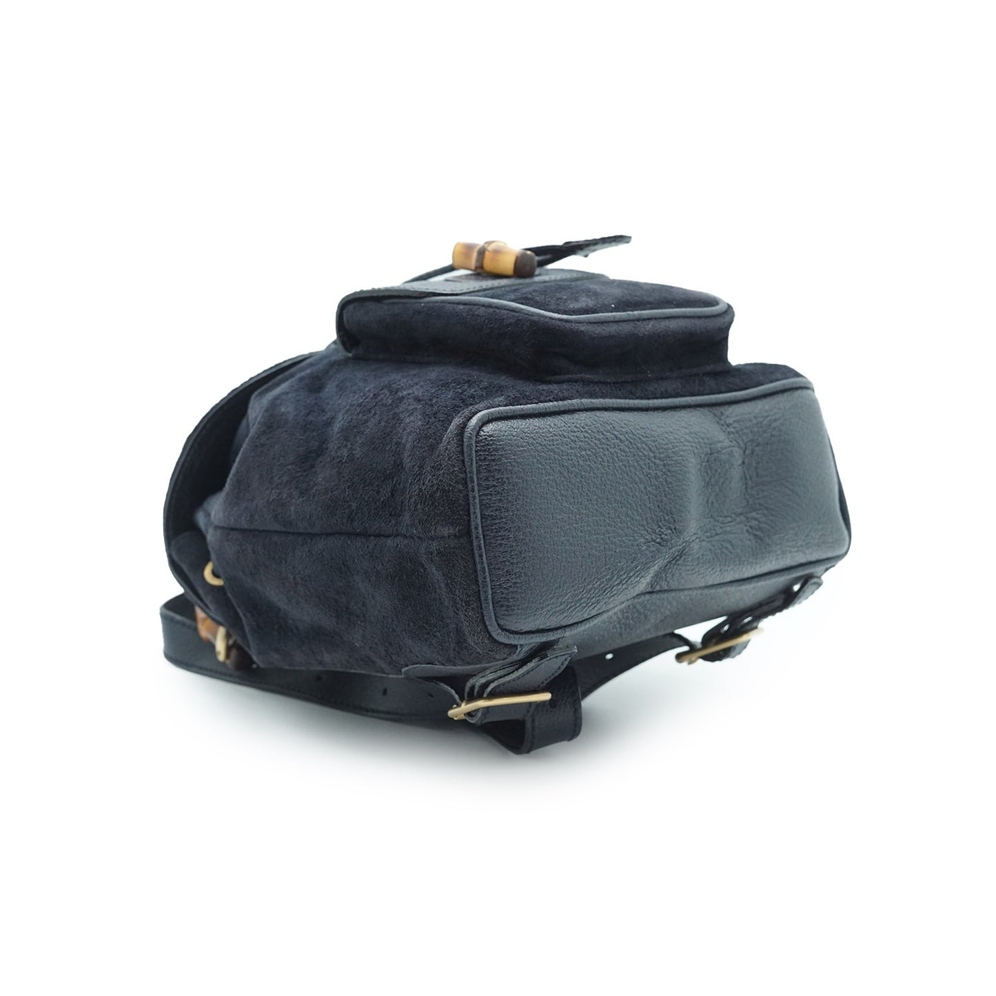 Mini Bamboo Suede Backpack