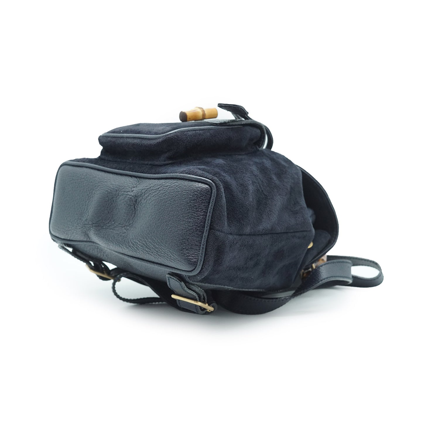 Mini Bamboo Suede Backpack