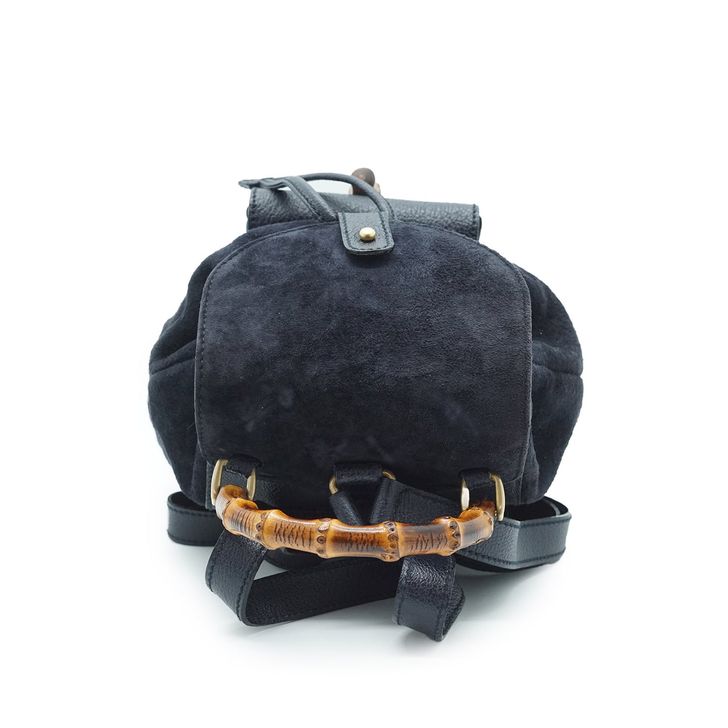 Mini Bamboo Suede Backpack